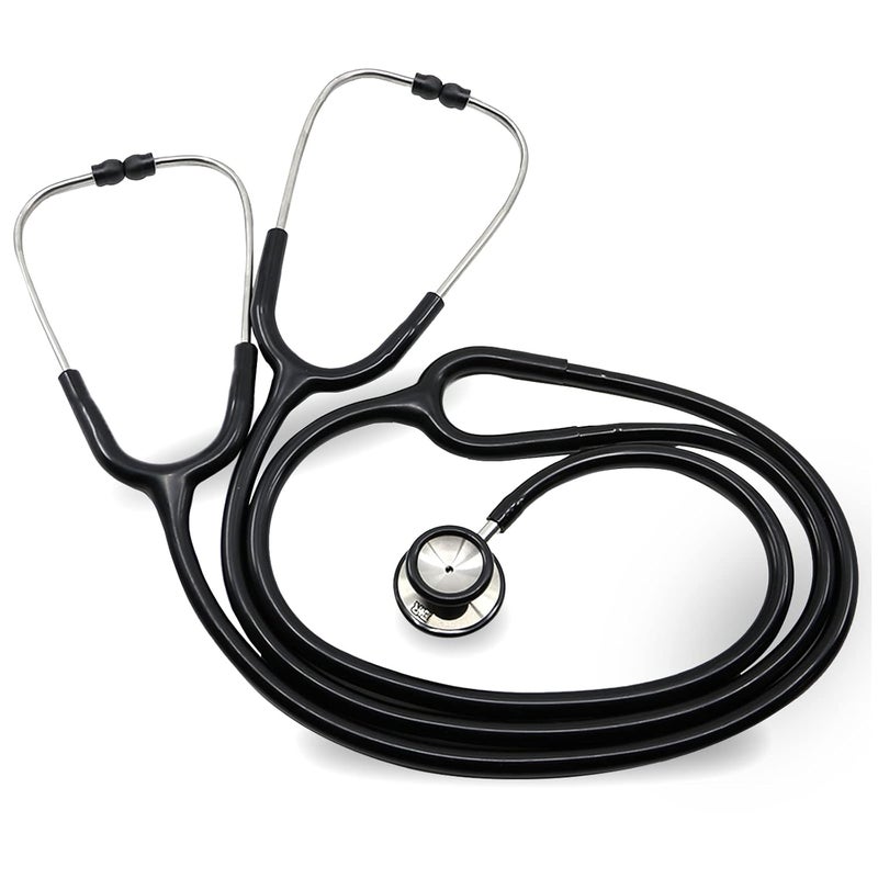 Ever Ready First Aid Deluxe Dual-Head Teaching Stethoscope for Medical Training, Nursing Students and Teachers – Black - Image 1